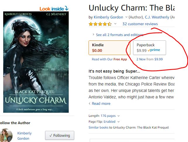 Unlucky Charm print edition