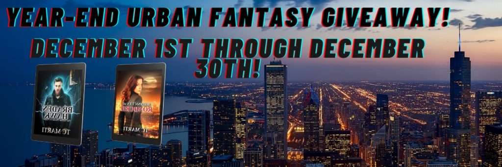 Year End Urban Fantasy Giveaway